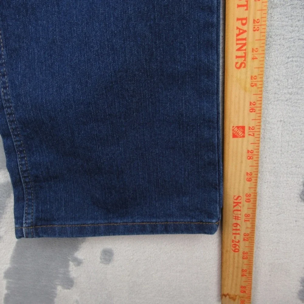 Dickies Flex Mens Regular Fit Straight Leg Jeans Dark Blue DD800RNB 34x32